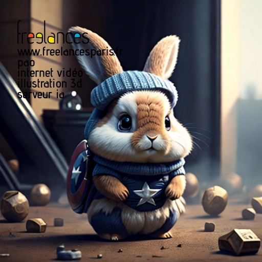 Pao internet vidéo illustration 3d serveur intelligence générative freelance paris studio de création 5T2YA300